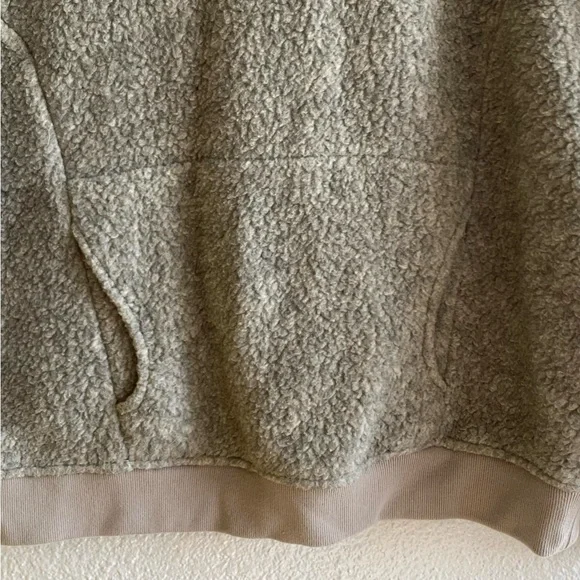 Madewell Polar Fleece Sherpa Sweatshirt Women’s Size S - Picture 4 of 6